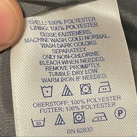 Lands End Men's Jacket Size Small Black - Picture 8 of 8